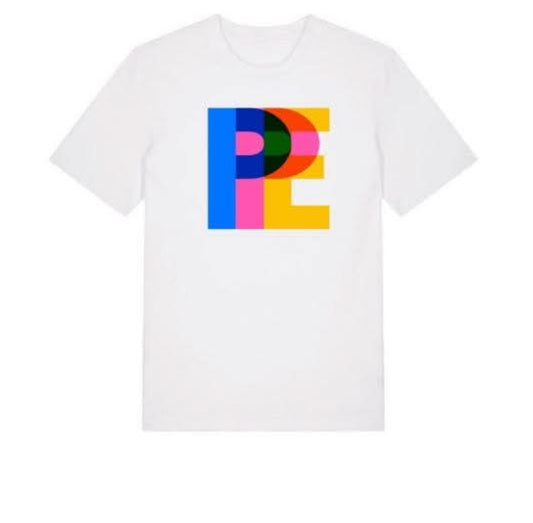 Biele tričko unisex plna potlac